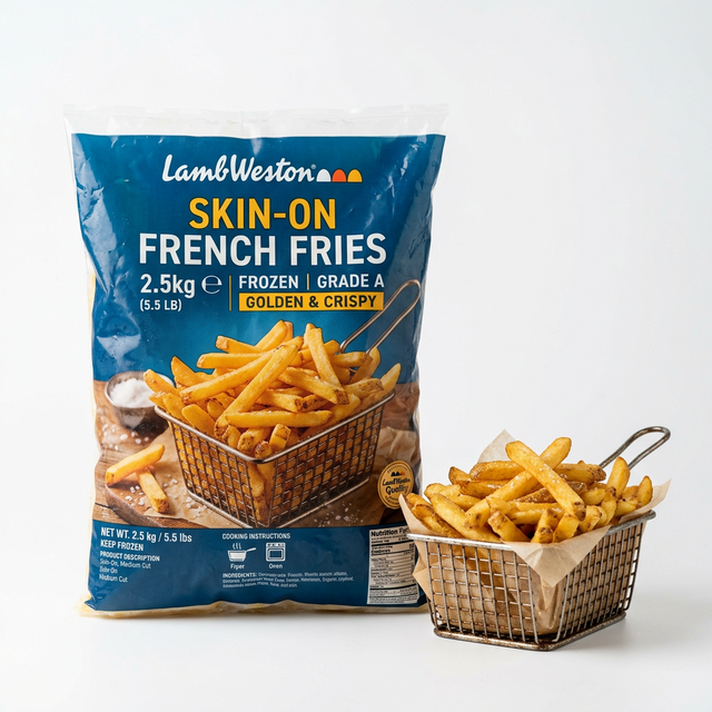 Lamb Weston 6-6 Skin-On Fries 4×2.5kg