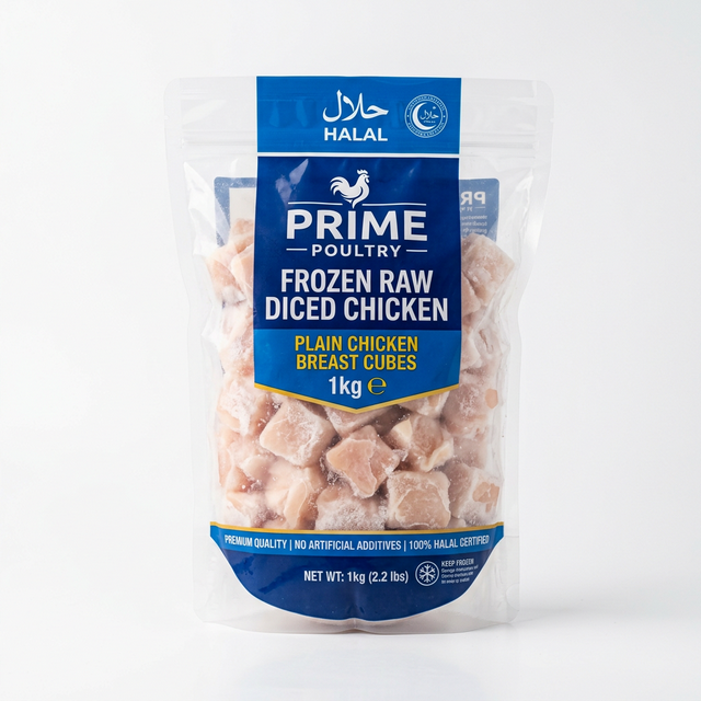 Halal Diced Chicken